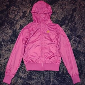 Nike|Pink Hooded Windbreaker